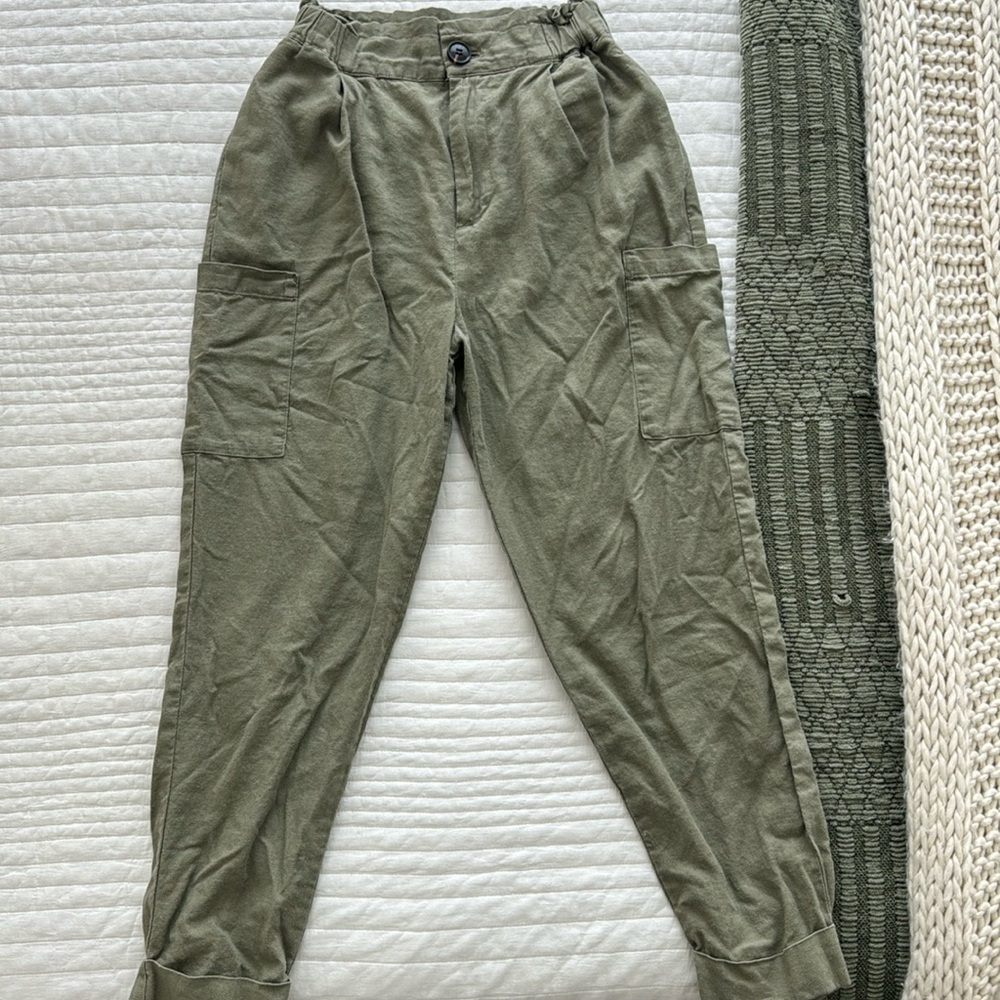 Zara linen blend pant